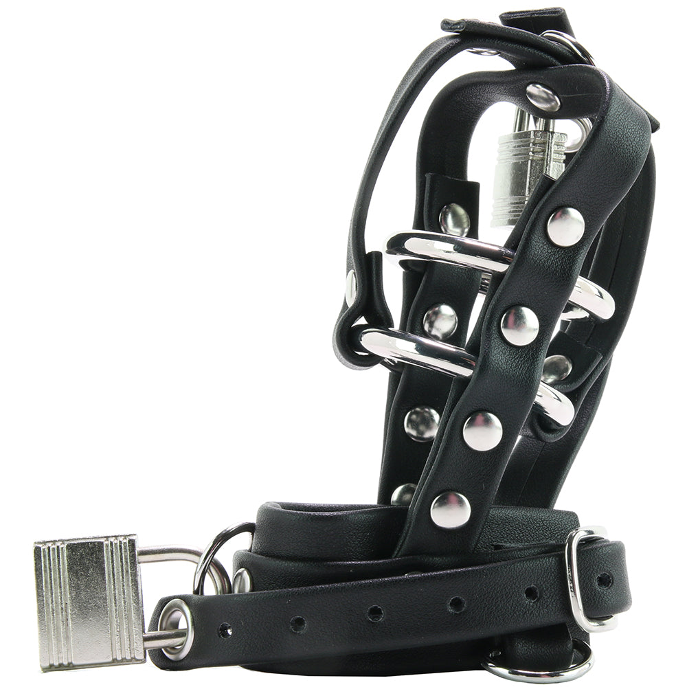 Blue Line Gimp Cock Chastity Sheath with C-Ring Bondage and Fetish > Cock and Ball Devices - Tophatter Daily Deals